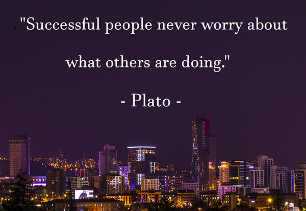 Successful people never wory about...