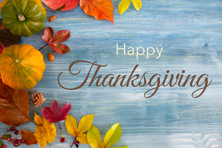 Have a Safe & Happy Thanksgiving!